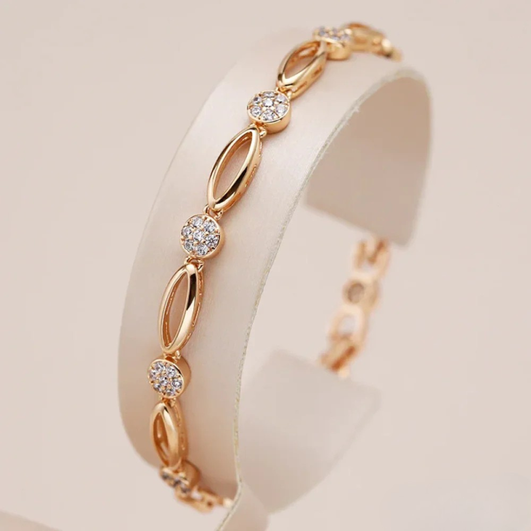 Elegante Gouden Zirkonia Armband