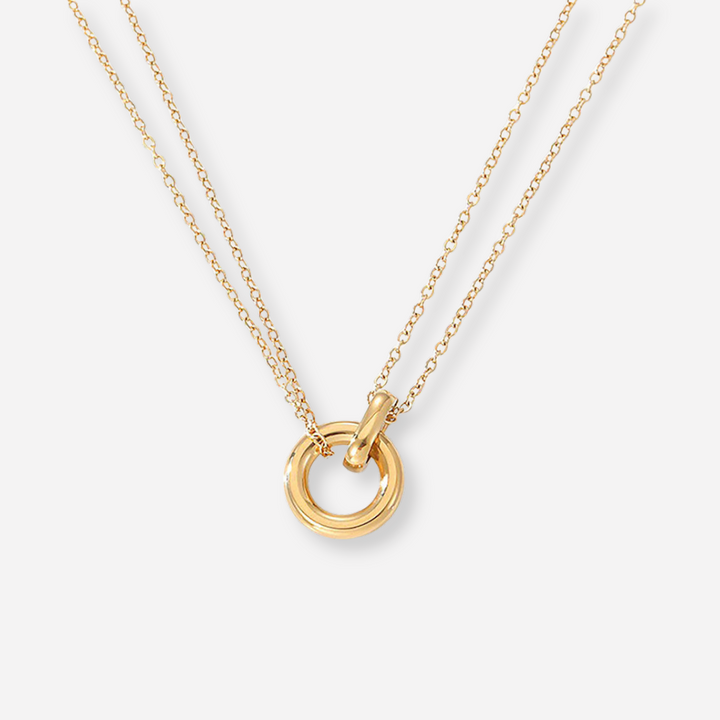 Harper gouden ketting met ring