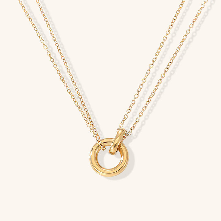 Harper gouden ketting met ring