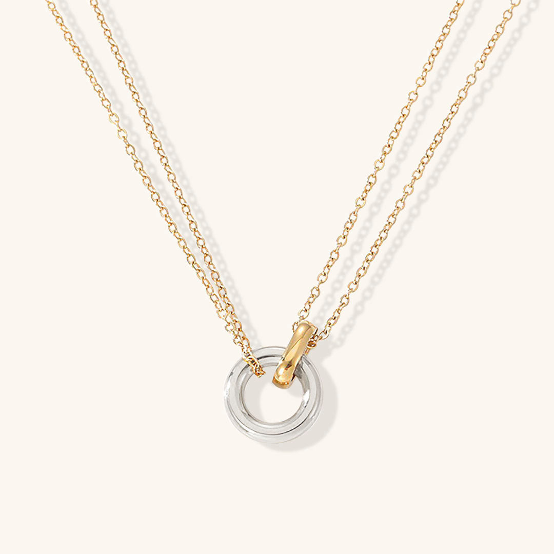 Harper gouden ketting met ring