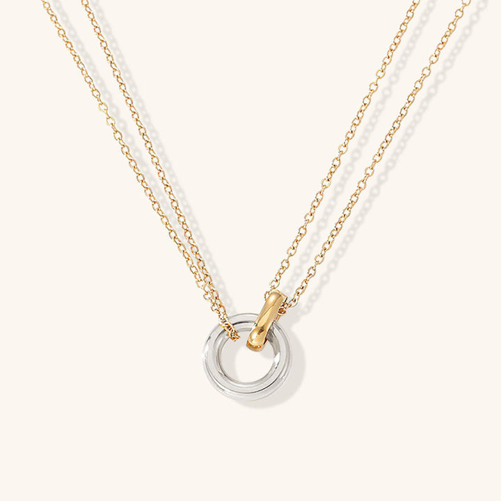 Harper gouden ketting met ring