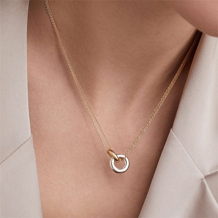 Harper gouden ketting met ring
