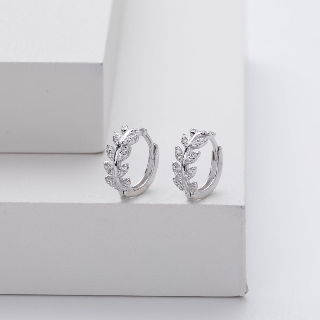 Elegante 5A Zirkonia Zilveren Oorbellen