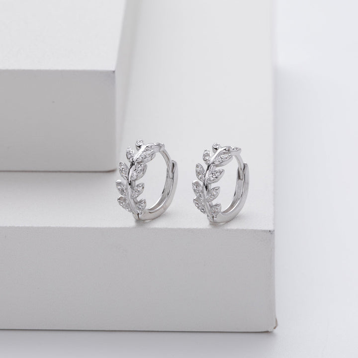 Elegante 5A Zirkonia Zilveren Oorbellen