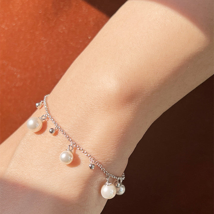 Zoetwaterparel gouden armband
