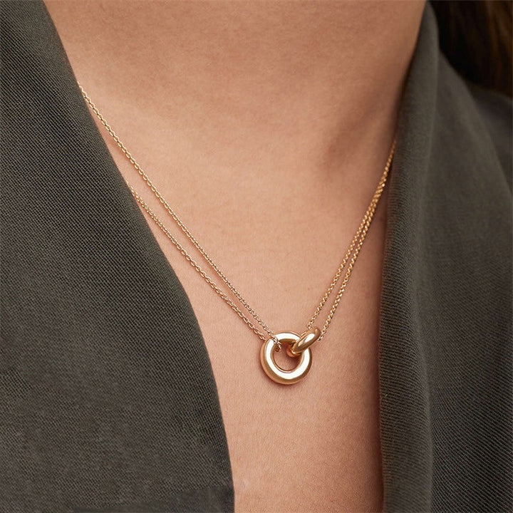 Harper gouden ketting met ring
