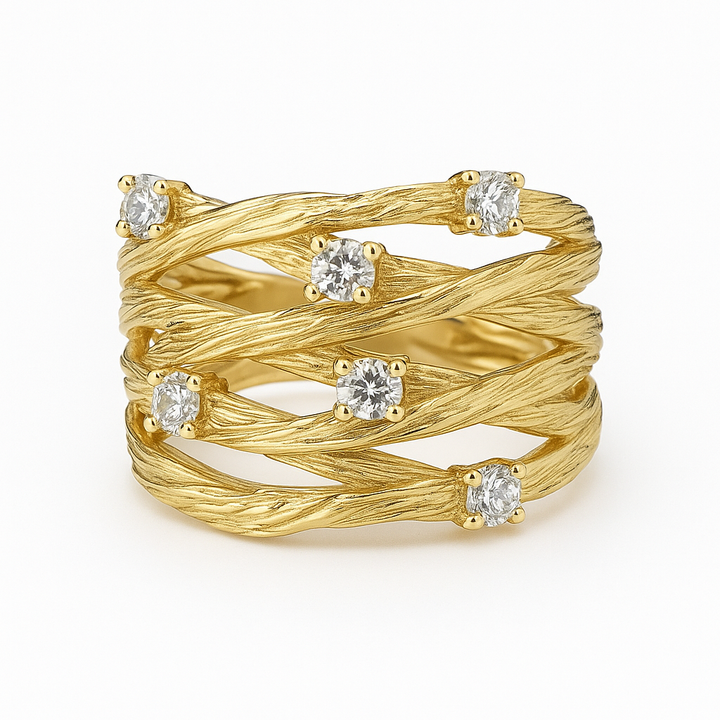 Gouden vintage ring