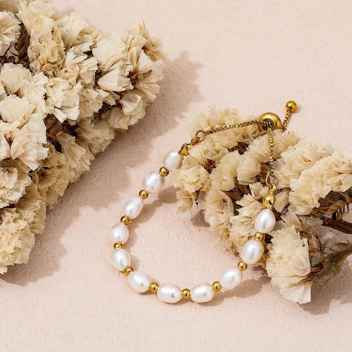 Vintage Natuurlijke Parel Armband